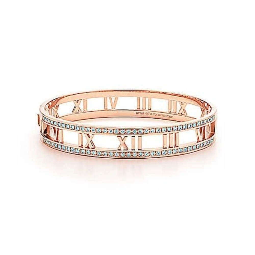 Tiffany Atlas diamond bangle with Box